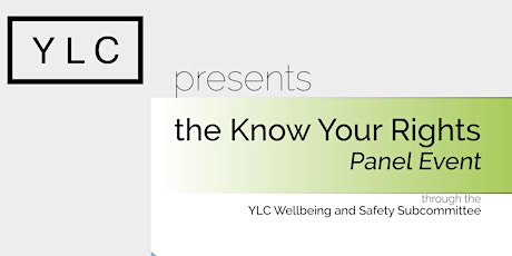 YLC Know Your Rights Panel Event 2019 primary image