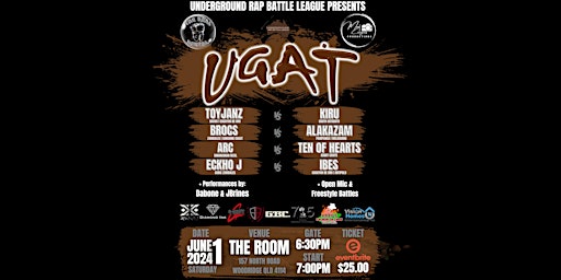 Imagem principal do evento Underground Rap Battle League - UGAT