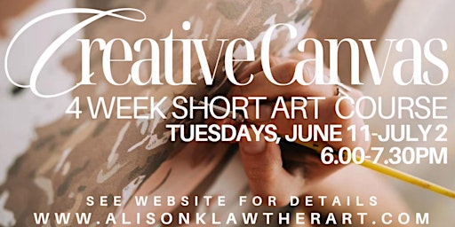 Image principale de Creative Canvas 4 Week Art Course