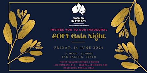 Image principale de Women In Energy EOFY Gala Night| 14 Jun 2024