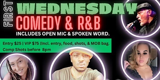 First Wednesday Comedy & R&B primary image