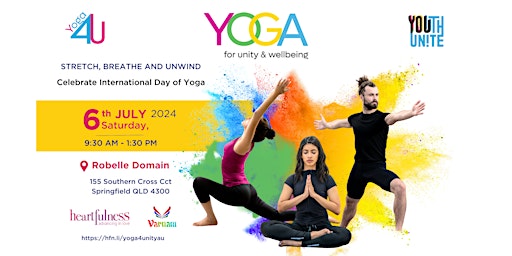 Imagem principal do evento Yoga for Unity  - Brisbane