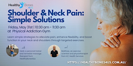 Shoulder & Neck Pain: Simple Solutions