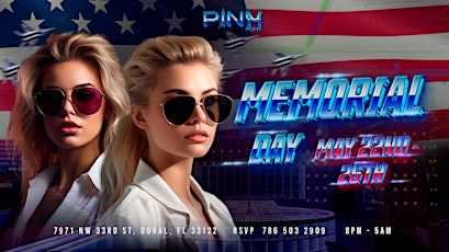 Memorial Day Weekend celebration at Club Pink Pony
