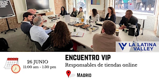 Imagem principal de Encuentro VIP entre responsables de tiendas online en Madrid
