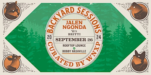 Imagem principal do evento Backyard Sessions: Jalen Ngonda & Britti