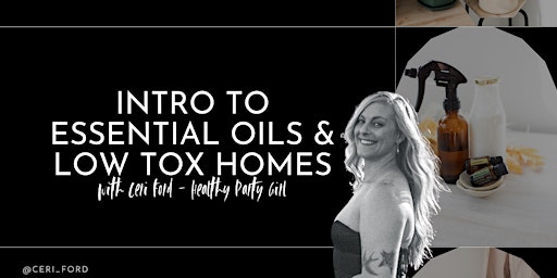 Imagem principal do evento Intro to essential oils for low tox homes