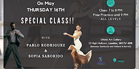 Special Tango Class with Pablo Rodriguez & Sofia Saborido