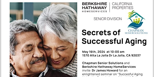 Imagem principal do evento Secrets of Successful Aging