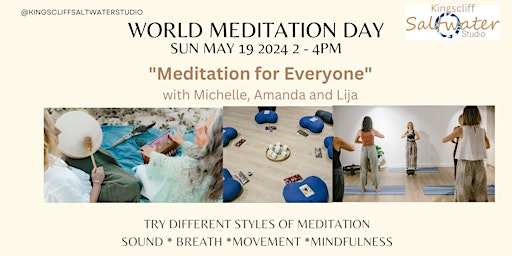 World Meditation Day Workshop - 'Meditation for Everyone'