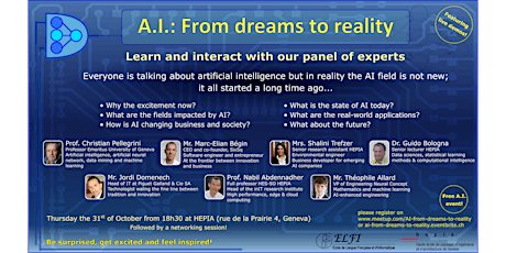 Hauptbild für A.I.: From dreams to reality