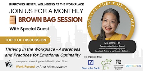 Thriving in the Workplace- Awareness and Practices for Emotional Optimality