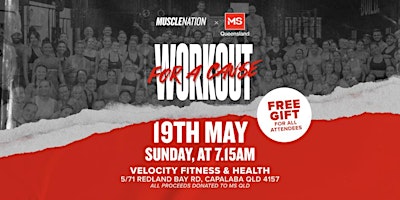 Imagem principal de Muscle Nation x Velocity Fitness & Health: Workout for a Cause