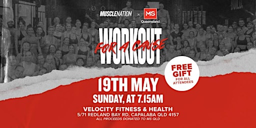 Muscle Nation x Velocity Fitness & Health: Workout for a Cause  primärbild