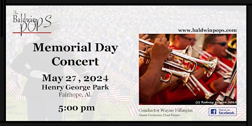Memorial Day Concert - Henry George Park, Fairhope Al. primary image