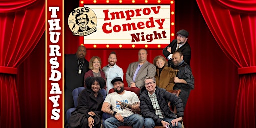 Imagem principal do evento Improv Comedy With Poe's Improv Theatre