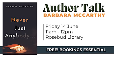Author Talk: Barbara McCarthy - Rosebud Library