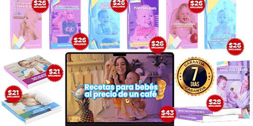 Imagem principal de 500 Recetas Para Bebes PDF + Bonos Gratis