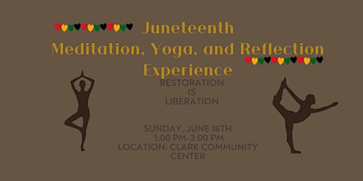 Image principale de Juneteenth Yoga, Meditation, and Journaling Experience