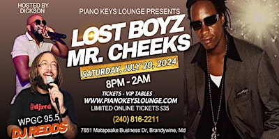 Imagem principal de Lost Boyz Mr. Cheeks Performing Live @ Piano Keys Lounge July 20th