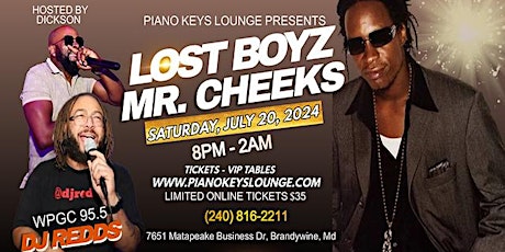 Lost Boyz Mr. Cheeks Performing Live @ Piano Keys Lounge July 20th