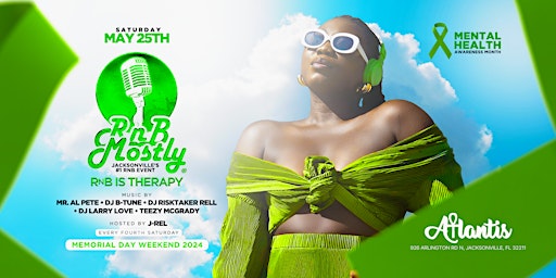 Imagen principal de RnBMostly: RnB is Therapy - Memorial Day Weekend 2024 (May 25th, 2024)