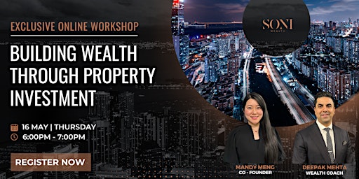 Hauptbild für Online Workshop: Building Wealth Through Property Investment