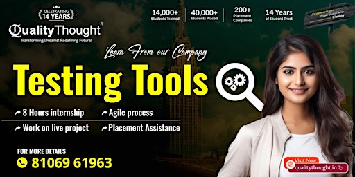 Image principale de Testing Tools Training With Placement Assistance