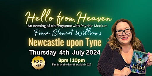 Imagem principal do evento Hello from Heaven - Evening of Mediumship - Newcastle upon Tyne