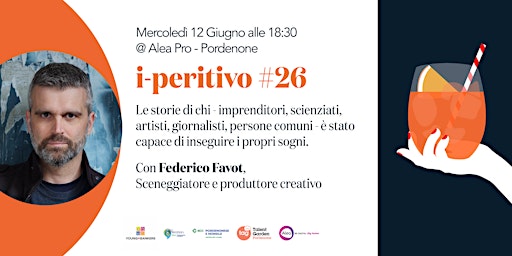 Imagem principal do evento i-peritivo con Federico  Favot