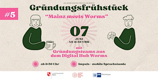 Image principale de Gründungsfrühstück Mainz #5 // Juni
