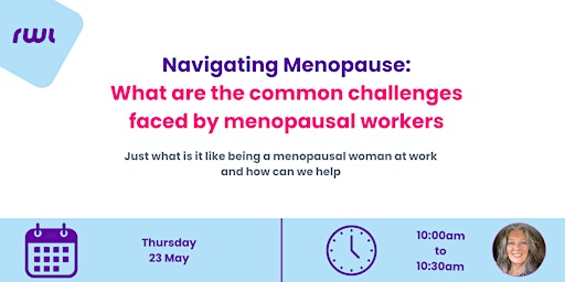 What are the common challenges facing menopausal workers? primary image