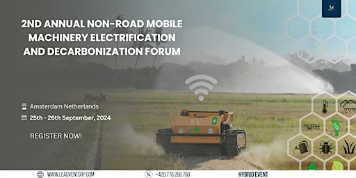 Imagem principal do evento 2nd Non-Road Mobile Machinery Electrification And Decarbonization Forum