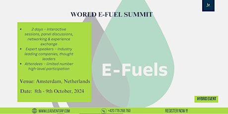 World e-Fuel Summit