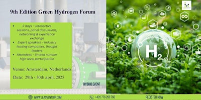 9th Edition Green Hydrogen Forum primary image