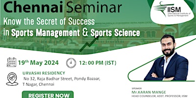 Know the Secret of Success in Sports Management & Sports Science! primary image