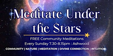 Imagen principal de Meditate Under the Stars: FREE Community Meditation