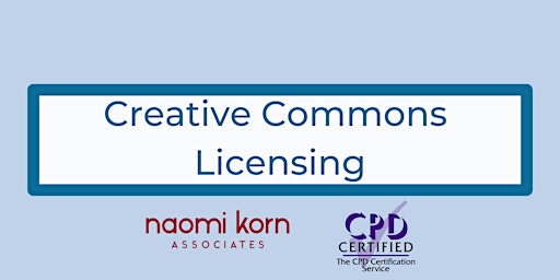 Creative Commons Licensing, 9 May 2024 - 9:30am-1pm primary image