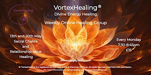 Primaire afbeelding van VortexHealing® Divine Energy Healing - Group Session