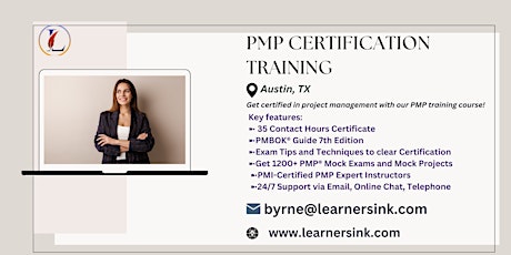 Confirmed PMP exam prep workshop in Austin, TX