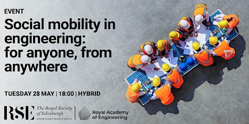 Imagem principal do evento Social mobility in engineering: for anyone, from anywhere  | In-person