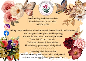 Imagem principal do evento Floral Design Guernsey - Nicky Heal