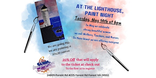 Imagem principal do evento The Lighthouse, Paint Night