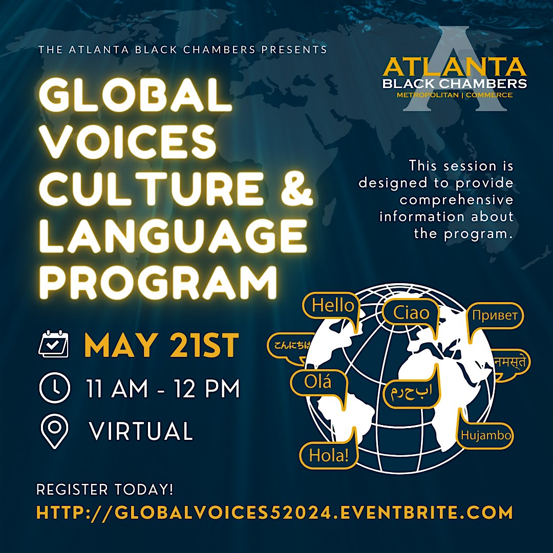 Global Voices Culture & Language Program Info Session