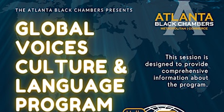 Global Voices Culture & Language Program Info Session