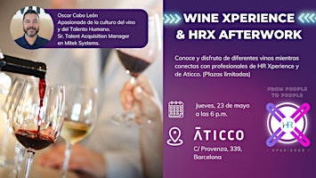 Imagem principal do evento HRX Afterwork: WINE XPERIENCE & Networking.