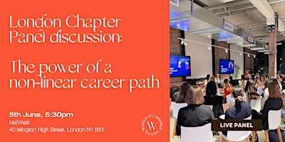 Imagen principal de Women of CS London LIVE Panel discussion: The power of a non-linear career