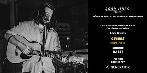 Good Vibes Live Sessions w/ GeSeBé (Reggae - Fusión) primary image