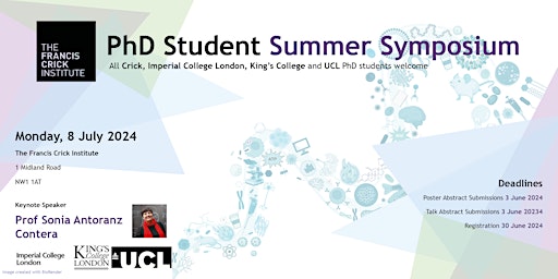 Crick PhD Student Summer Symposium 2024 primary image