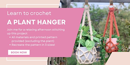 Imagem principal do evento Crochet a Plant Hanger